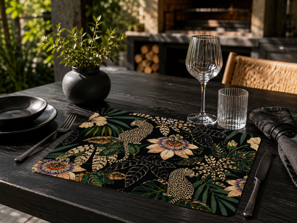 Individuales Tropical - Leopardo