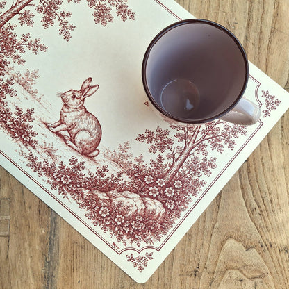 Individuales Vintage - Conejo