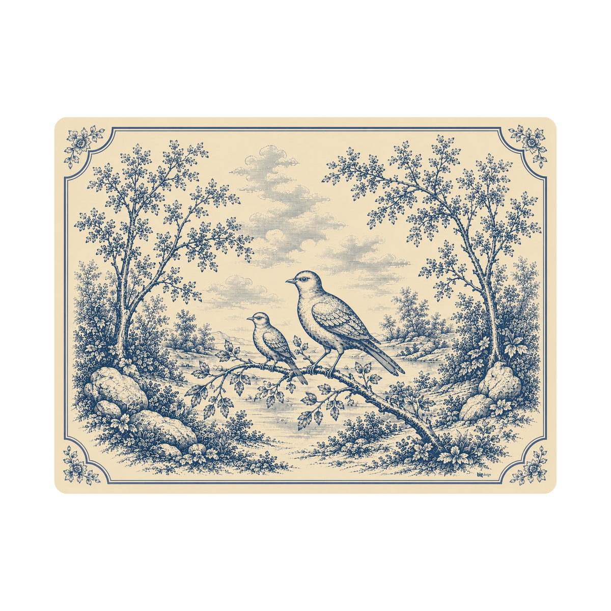 Individuales Vintage - Aves
