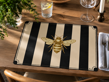 Individuales Rayas - Abeja