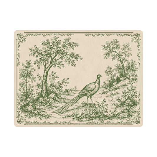 Individuales Vintage - Faisan