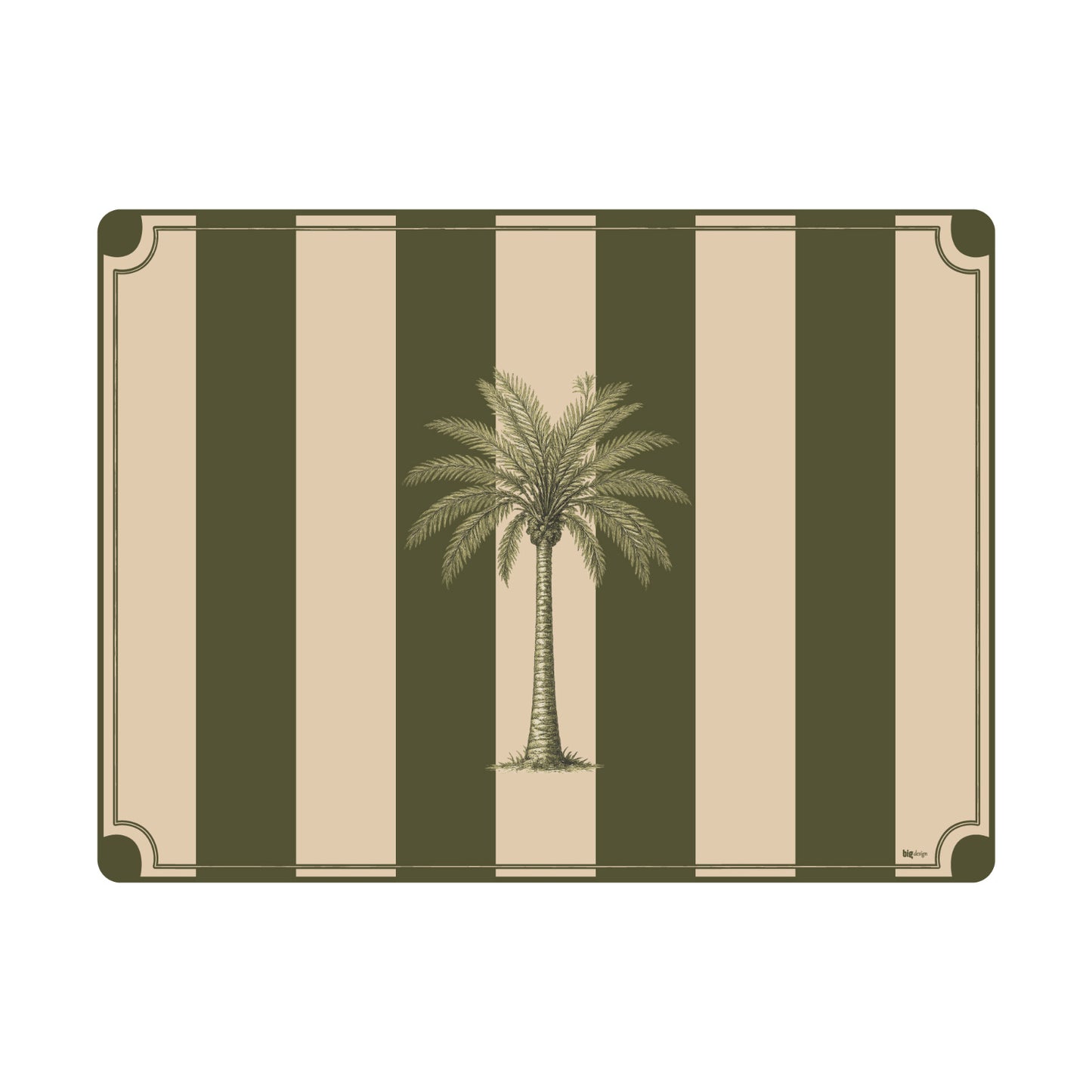 Individuales Rayas - Palmera
