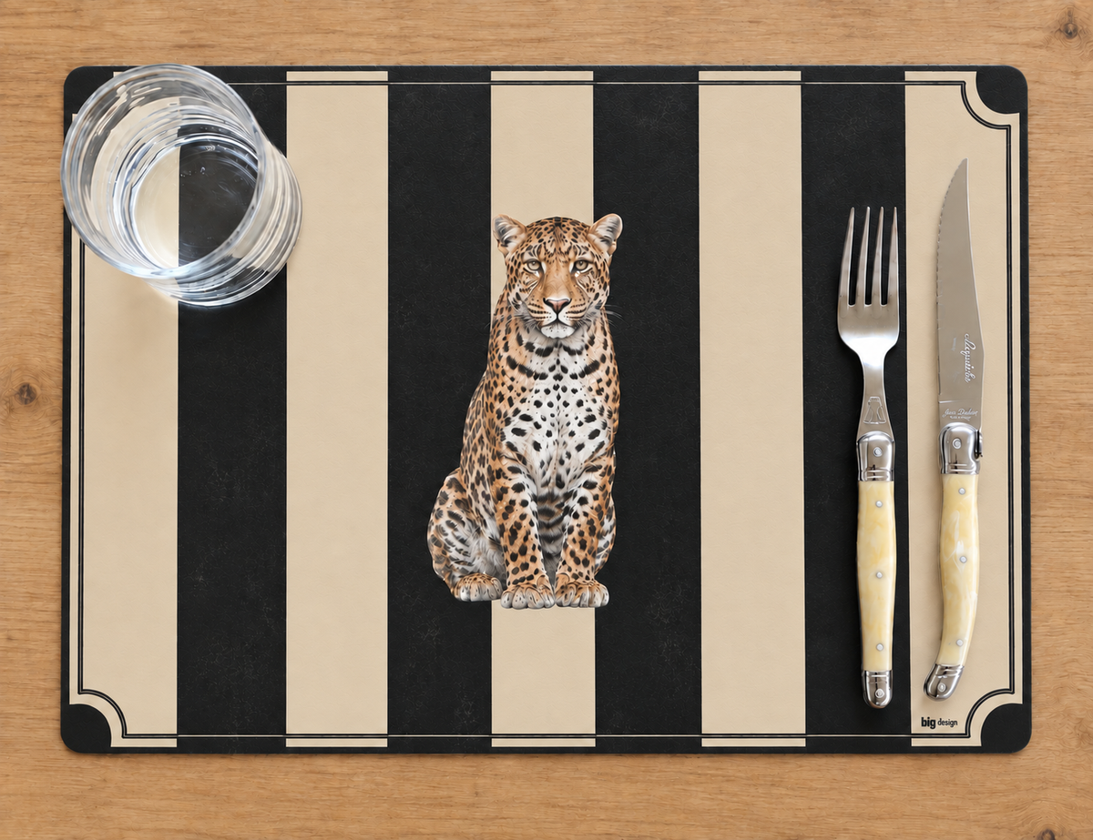 Individuales Rayas - Leopardo
