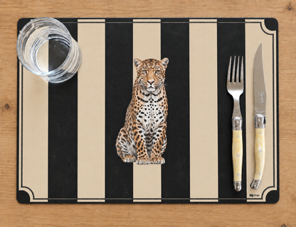 Individuales Rayas - Leopardo