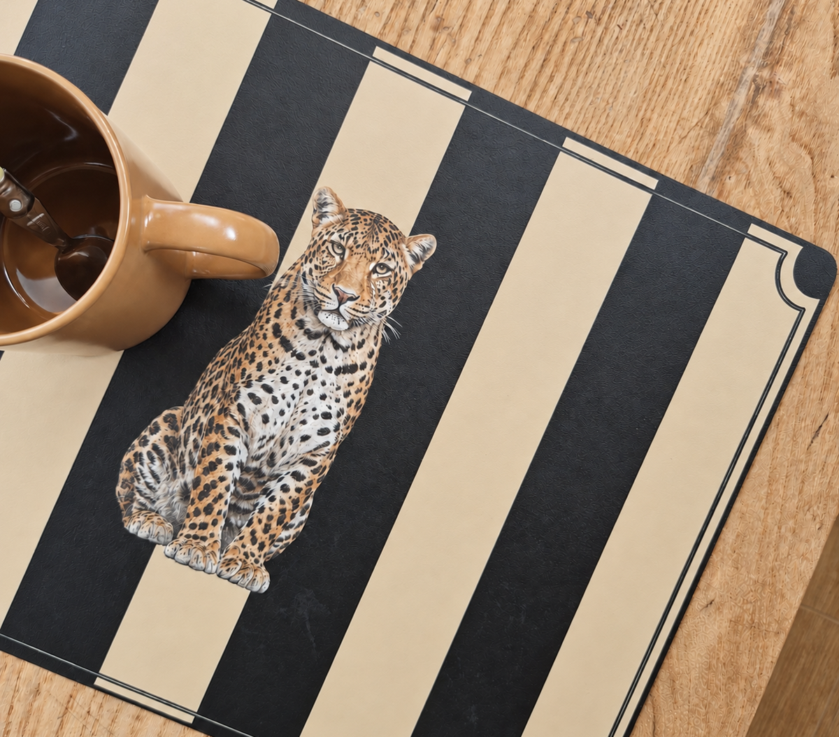 Individuales Rayas - Leopardo