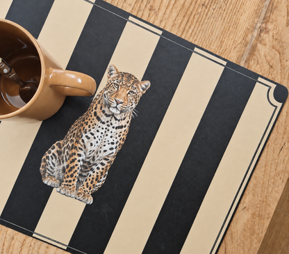 Individuales Rayas - Leopardo