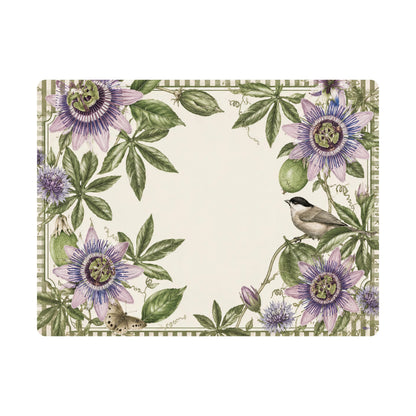 Individuales Tropical - Flores moradas